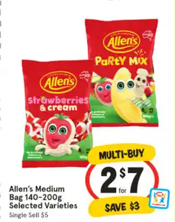 IGA Allen's medium bag offer