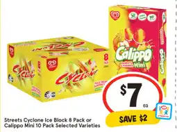 IGA Streets cyclone ice block offer