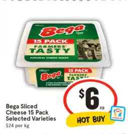 IGA Bega sliced cheese offer