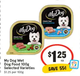 IGA My Dog Wet Dog Food offer