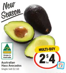 IGA Australian hass avocados offer
