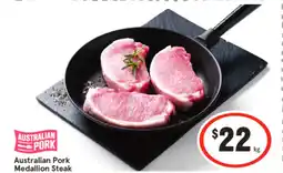 IGA Australian Pork Medallion Steak offer