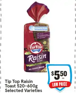 IGA Tip Top Raisin Toast offer