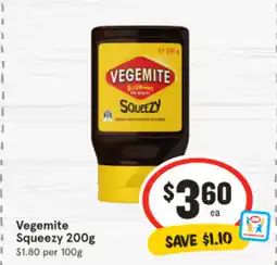 IGA Vegemite Squeezy offer