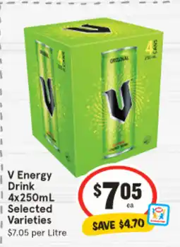 IGA V Energy Drink offer