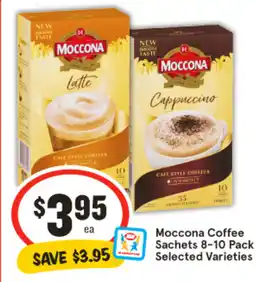 IGA Moccona Coffee Sachets offer