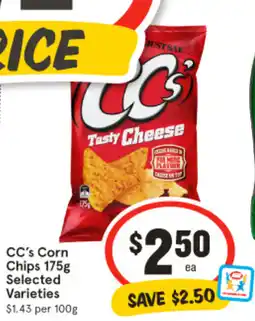 IGA CC's Corn Chips offer