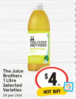 IGA The Juice Brothers offer
