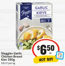 IGA Steggles Garlic Chicken Breast Kiev offer