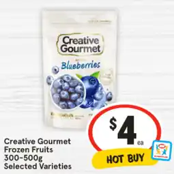 IGA Creative Gourmet Frozen Fruits offer