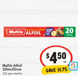 IGA Multix Alfoil offer