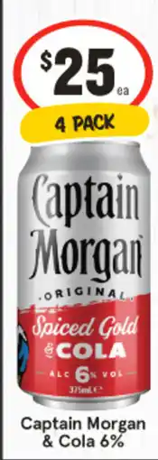 IGA Captain Morgan & Cola offer