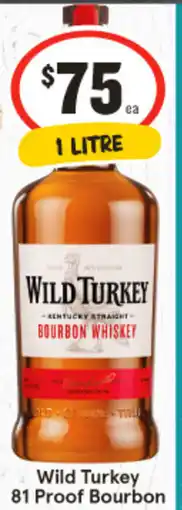 IGA WILD TURKEY 81 Proof Bourbon offer