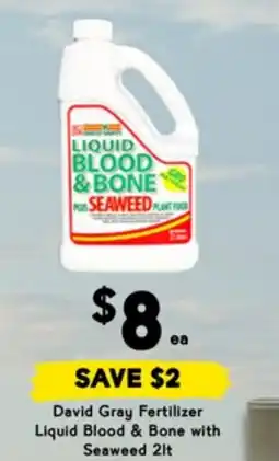 Drakes David Gray Fertilizer Liquid Blood & Bone with Seaweed offer