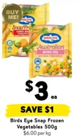 Drakes Birds Eye Snap Frozen Vegetables offer