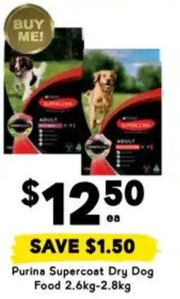 Drakes Purina Supercoat Dry Dog Food offer