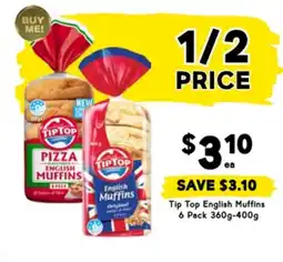 Drakes Tip Top English Muffins offer
