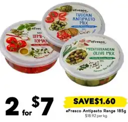 Drakes eFresco Antipasto Range offer