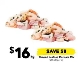 Drakes Thawed Seafood Marinara Mix offer