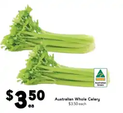 Drakes Australian Whole Celery offer