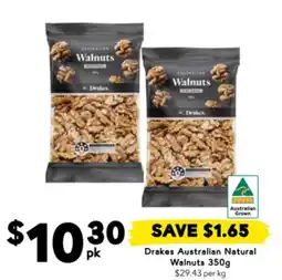 Drakes Drakes Australian Natural Walnuts offer
