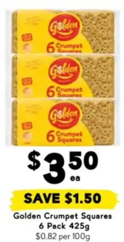 Drakes Golden Crumpet Squares offer