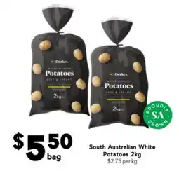 Drakes South Australian White Potatoes offer