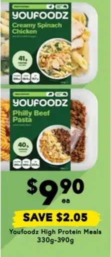 Drakes Youfoodz High Protein Meals offer