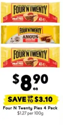 Drakes Four N Twenty Pies offer
