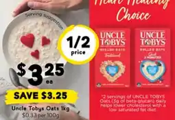 Drakes Uncle Tobys Oats offer