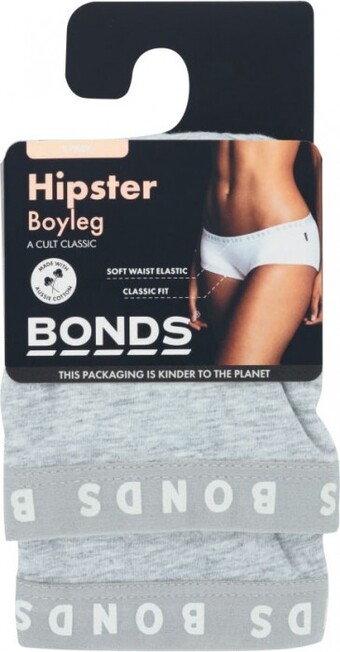 Coles Bonds Womens Hipster Boyleg Brief 2 Pack offer