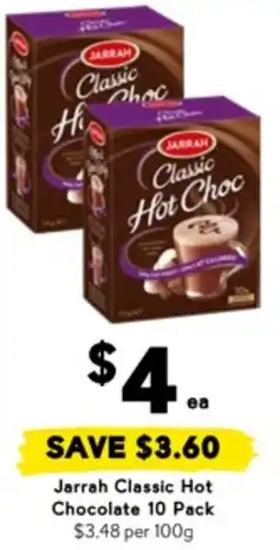 Drakes Jarrah Classic Hot Chocolate offer