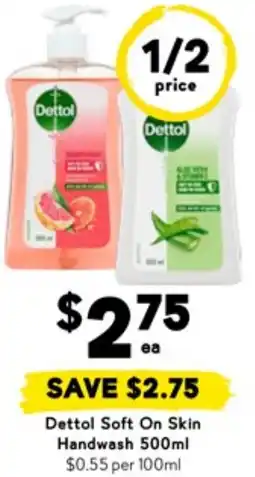Drakes Dettol Soft On Skin Handwash offer