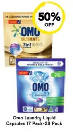 Drakes Omo Laundry Liquid Capsules offer