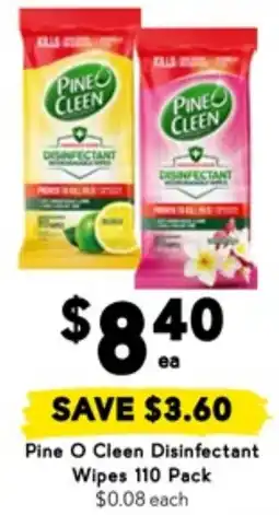 Drakes Pine O Cleen Disinfectant Wipes offer