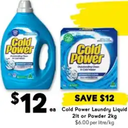 Drakes Cold Power Laundry Liquid or Powder offer