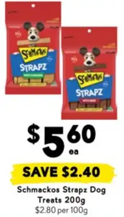 Drakes Schmackos Strapz Dog Treats offer