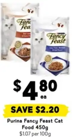 Drakes Purina Fancy Feast Cat Food offer