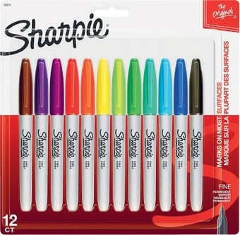 Sharpie Fine Assorted Markers 12 Pack
