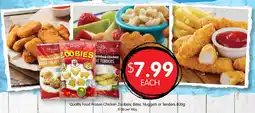 Spudshed Quality Food Frozen Chicken Zoobies, Bites, Nuggets or Tenders offer