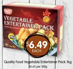Spudshed Quality Food Vegetable Entertainer Pack offer