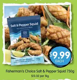 Spudshed Fisherman's Choice Salt & Pepper Squid offer
