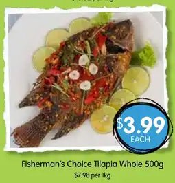 Spudshed Fisherman's Choice Tilapia Whole offer