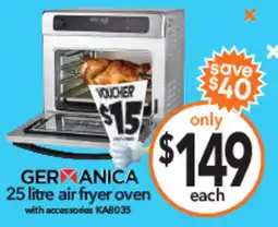 Cheap as Chips Gerxanica air fryer oven offer
