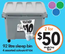 Cheap as Chips skeep bin offer