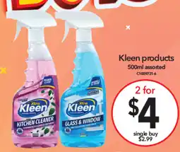 Cheap as Chips Kleen products offer