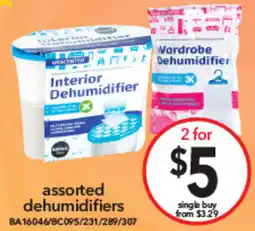 Cheap as Chips assorted dehumidifiers offer