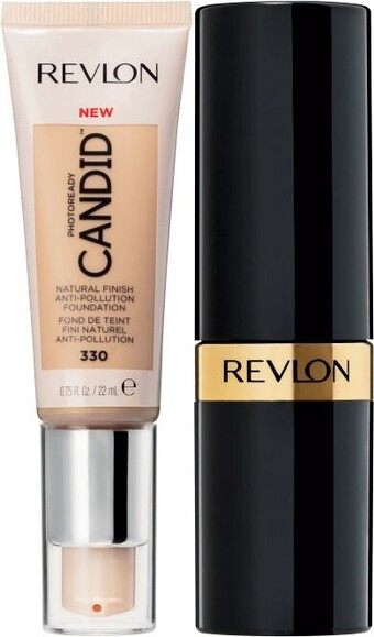 Coles Revlon Photoready Candid Foundation 22mL or Super Lustrous Matte Lipstick 4.2g offer