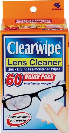 Coles Clearwipe Lens Cleaner Wipes 60 Pack offer