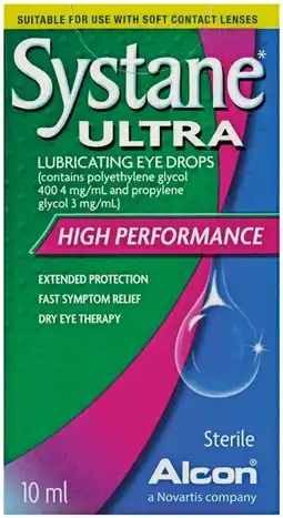 Soul Pattinson Chemist Systane Ultra Lubricating Eye Drops 10mL offer